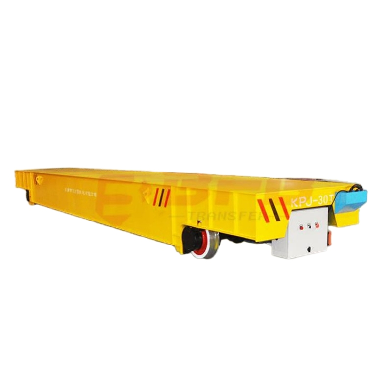 Industrial Cable Powered Rail Transfer Vehicle with Safety Protection System