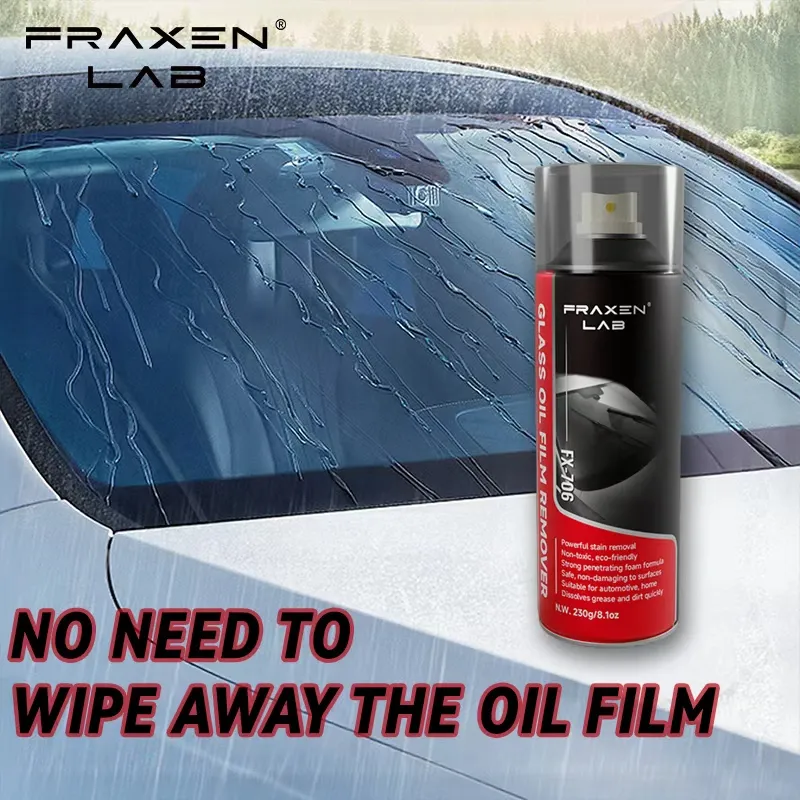 Glass oil film remover product