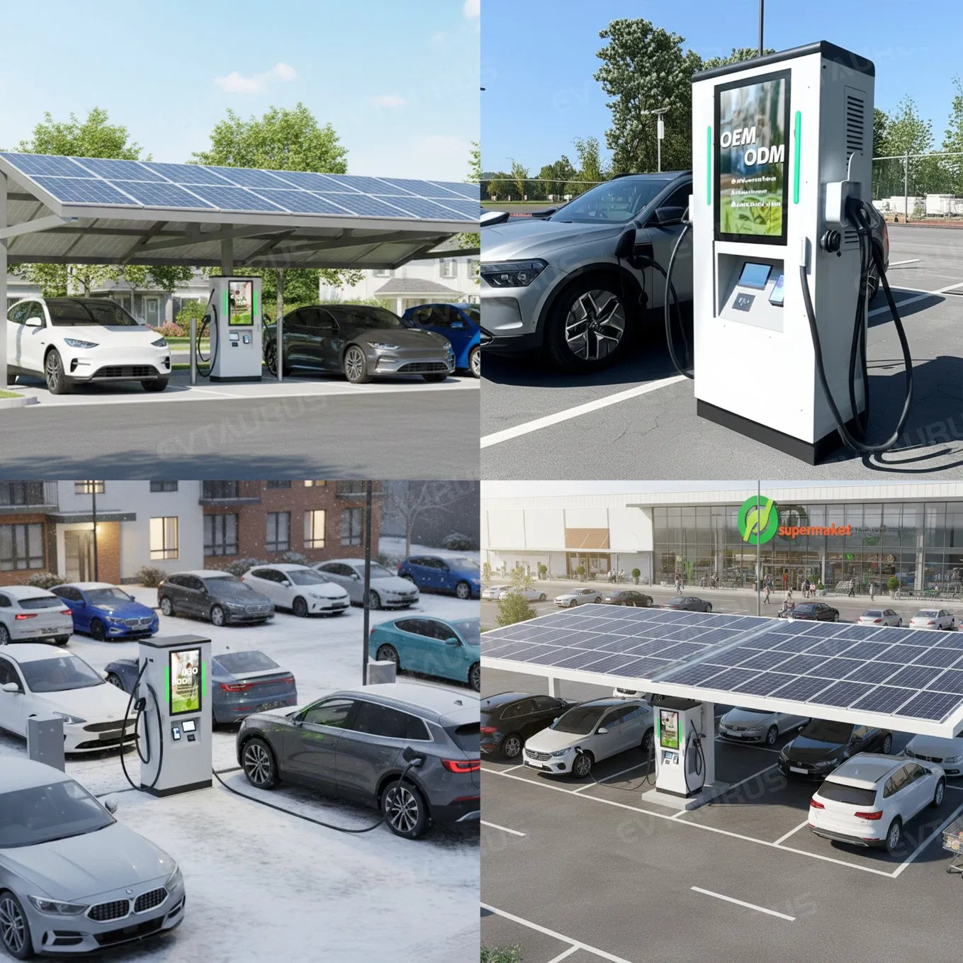 High Performance DC 120kw 240kw CCS2 CCS1 Gbt Nacs Electric Vehicle Car EV Charging Station with Advertising Screen