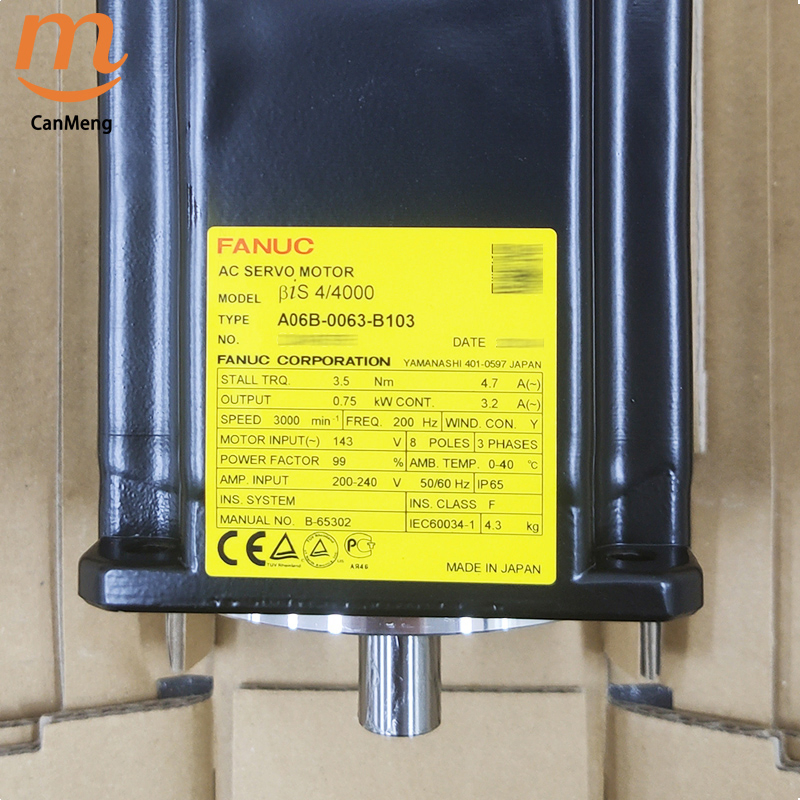 A06b-0075-B303/A06b-0061-B003 F-Anuc Original Motor Servo Motor for Fanuc