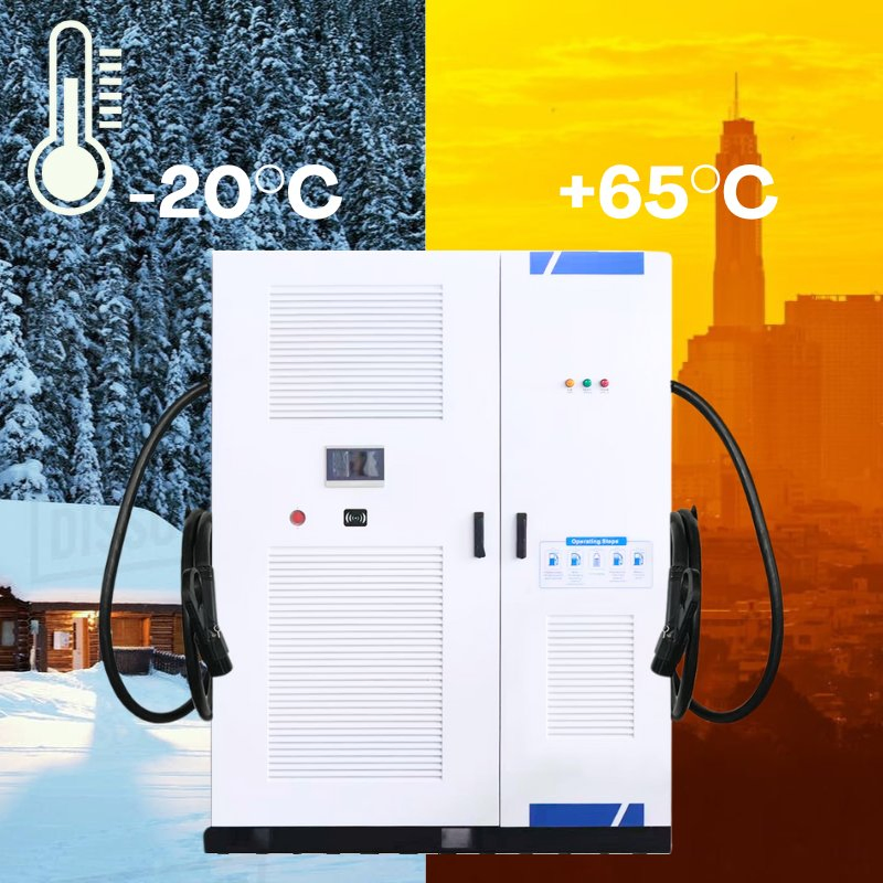 High-Speed All-in-One Liquid-Cooled EV Charging Station Gbt CCS2 Chademo DC Electric Vehicle Supercharger