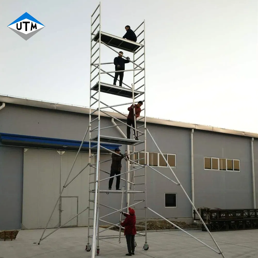 Aluminum Scaffolding 3m Climb Ladder Scaffolding Mobile Aluminum Scaffold Tower for Sale