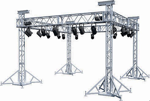 Concert Scaffolding Aluminum Truss System Wedding Stage Roof System Sale