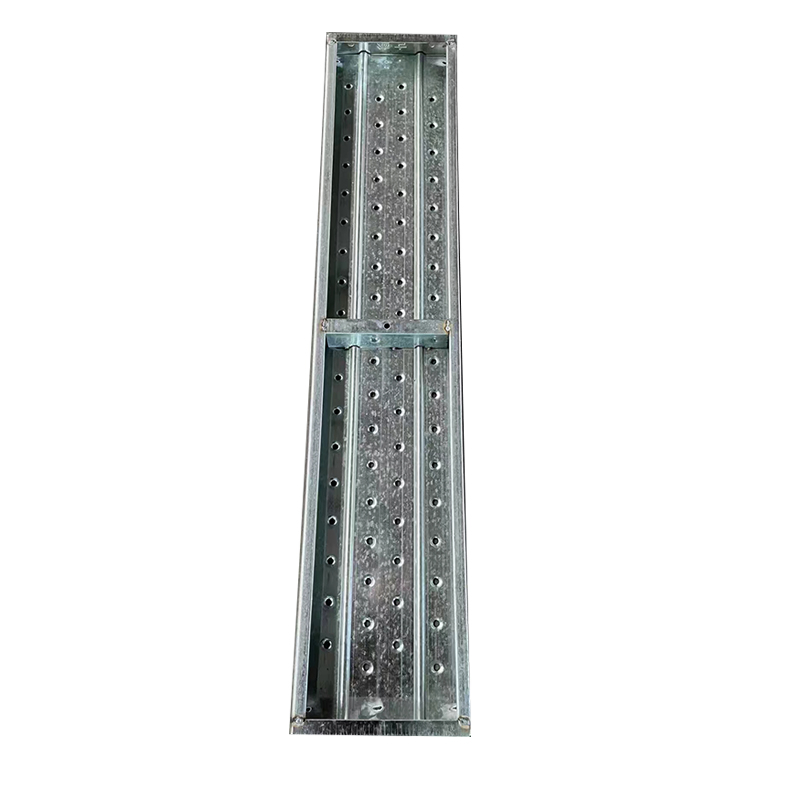 Premium High Strength Perforated Anti Slip Construction Scaffold Steel Plank