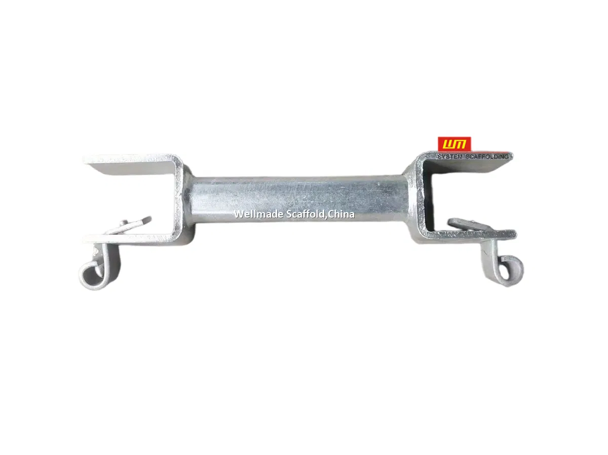 Ringlock O Ledger Steel Deck to Steel Deck-Connected to The Scaffold Platform on Both Sides