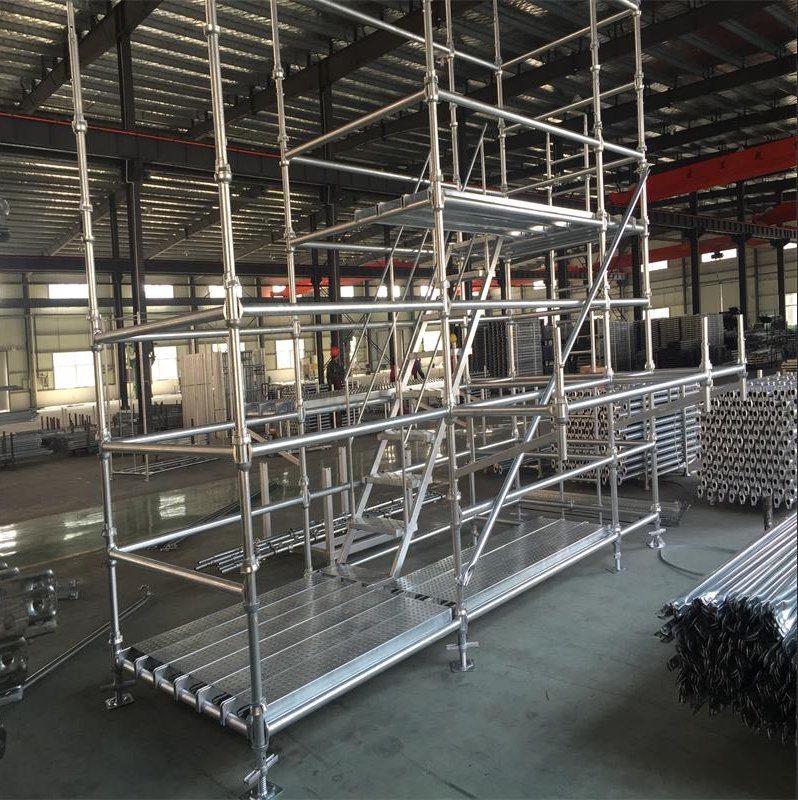 Factory Wholesale Cuplock Scaffolding Manufacturing Construction Galvanized Cuplock Scaffolding System for High Building
