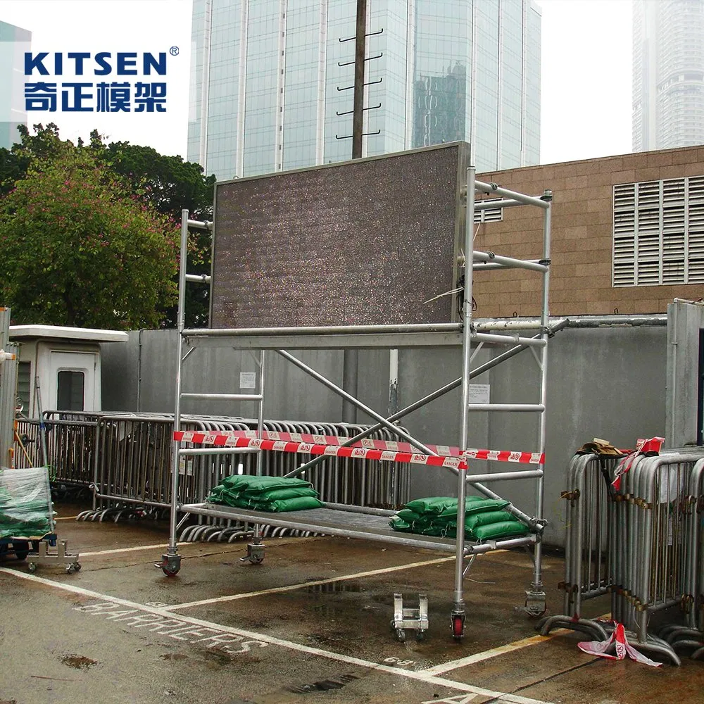 Heavy-Duty Aluminum Mobile Tower Scaffolding System with OEM Service