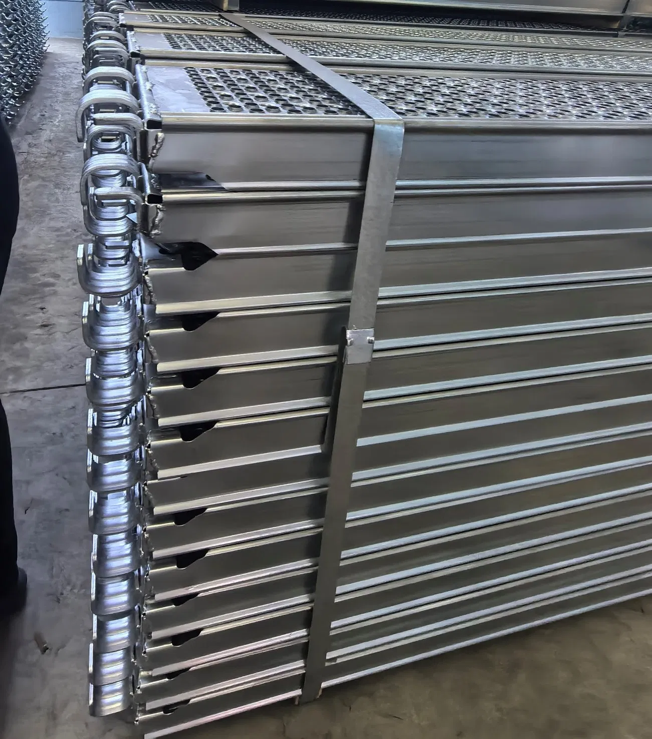 Galvanized Steel Scaffold Plank Walkway Planks Plate Sheet Scaffolding Steel Plank with Hook