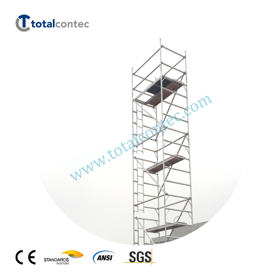 Australia New Zealand Standards As1576 Aluminium Scaffold Tower Mobile Platform Ladder Aluminium Scaffolding Tower