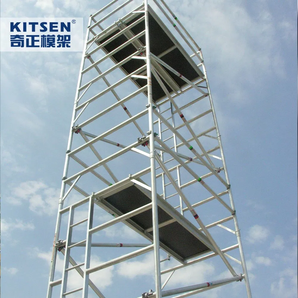 TUV Certified Aluminum Scaffold Tower Scaffolding System for Roof Repair OEM Custom Height