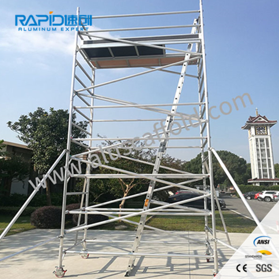 Aluminum Scaffold Scaffolding Working Communication Transmission Power Mobile Tower