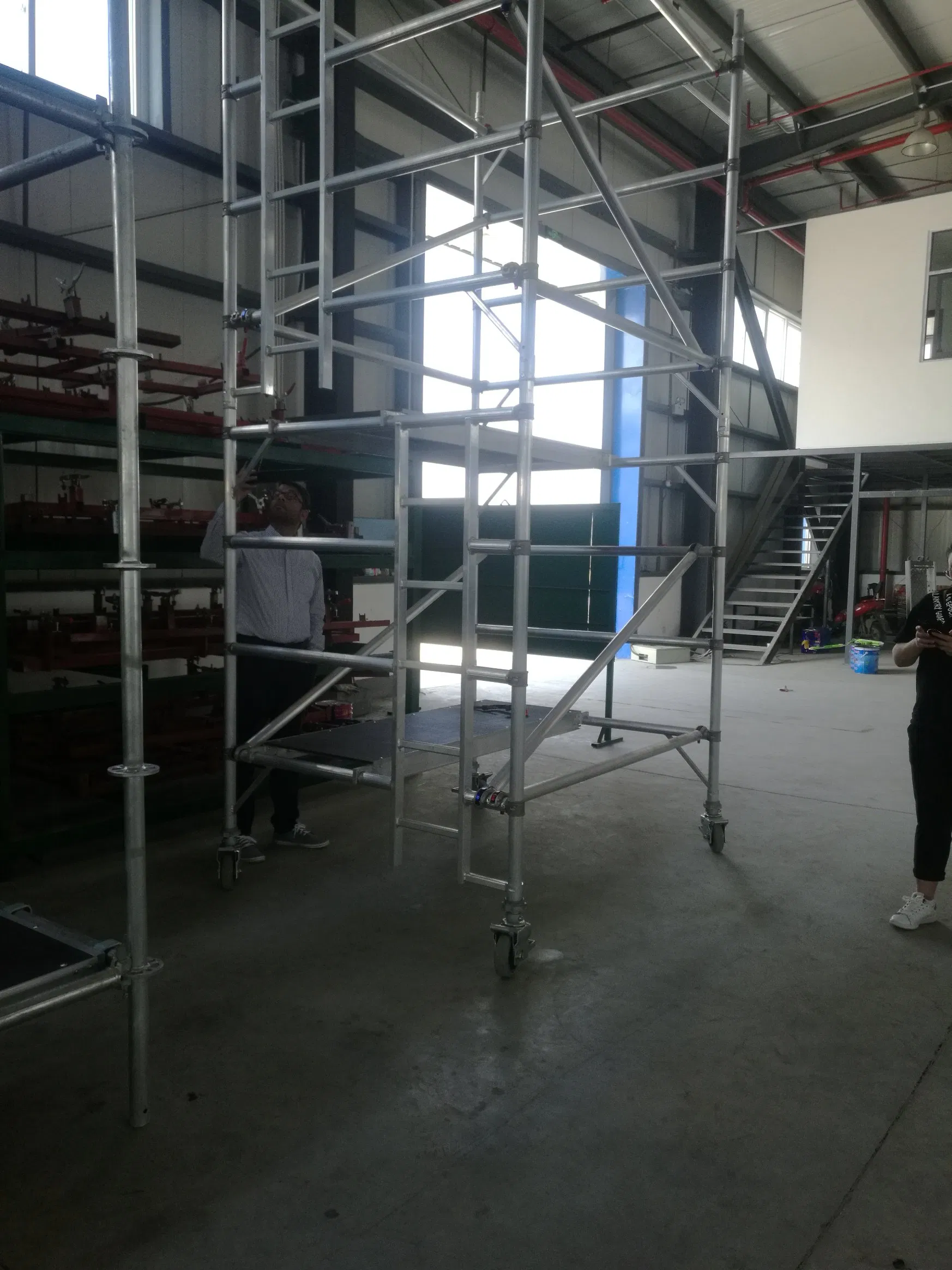 China Factory Custom Aluminum Mobile Scaffolding Tower