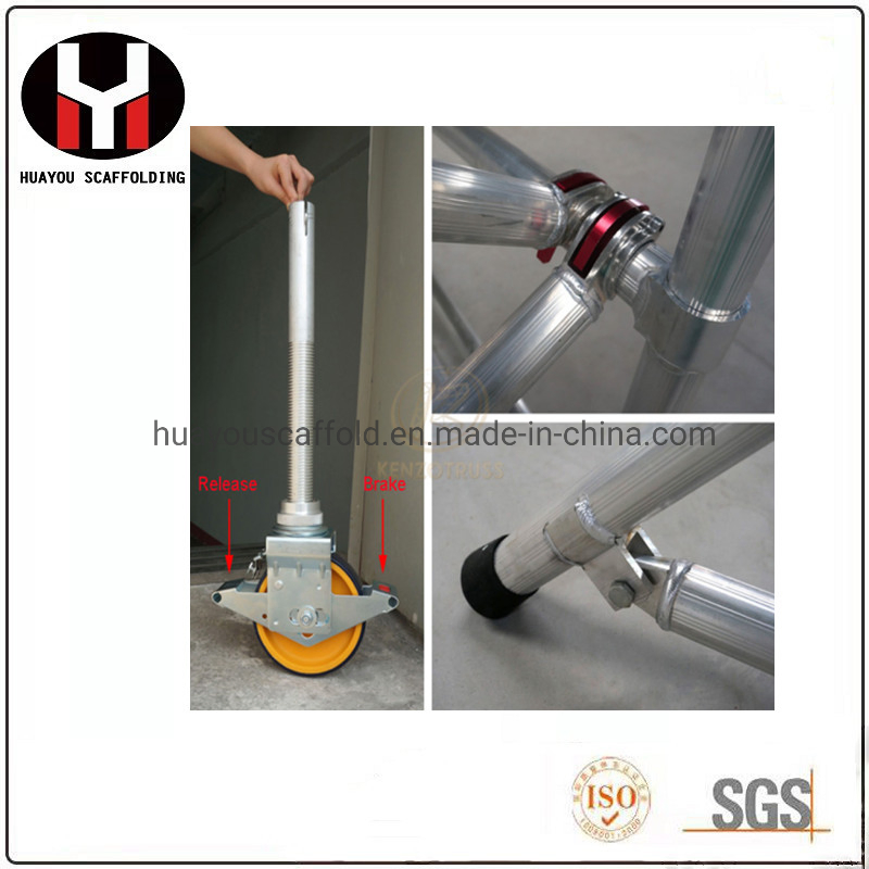 En1004 Aluminum Mobile Scaffolding Tower for Cleaning Work Building Material