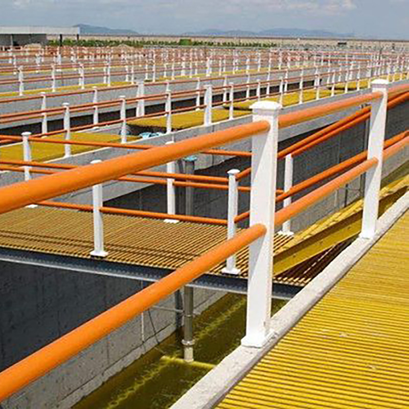 Non Slip Stair Treads FRP Grating High Strength and Durability Anti-Slip Fiberglass Grating Chemical Resistant