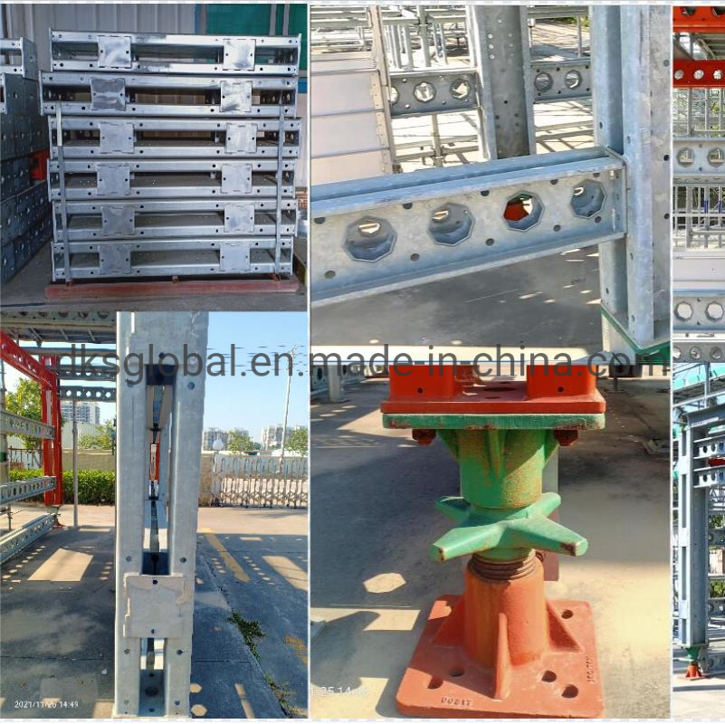 Prop Hot DIP Galvanized Steel Used Facade Scaffolding Kwikstage Scaffolding System