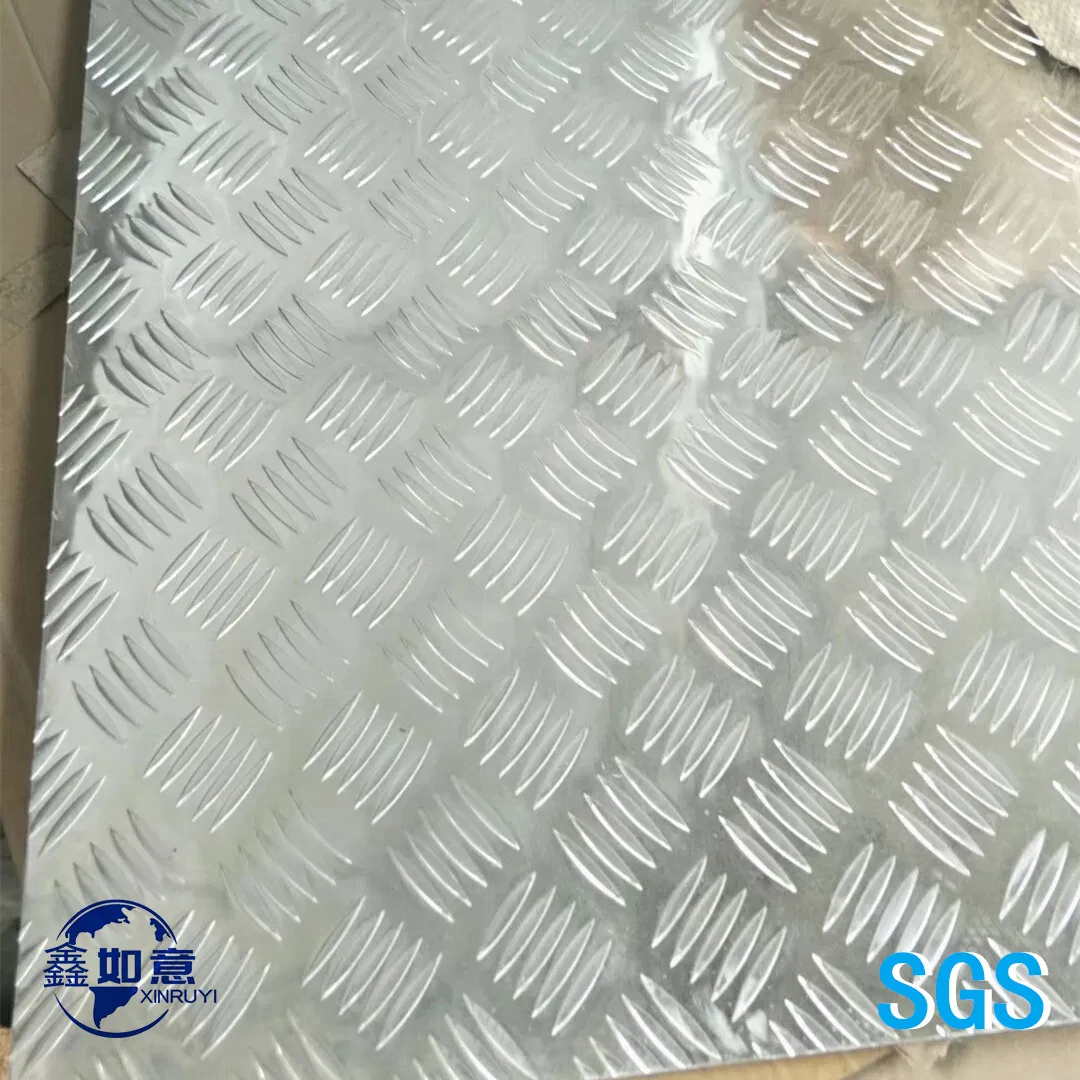 Factory Offer Aluminum Alloy Embossed Checkered Tread Sheet for Refrigerator/Construction/Anti-Slip Floor A1050 1060 1070 1100 3003 3105 5052 5083