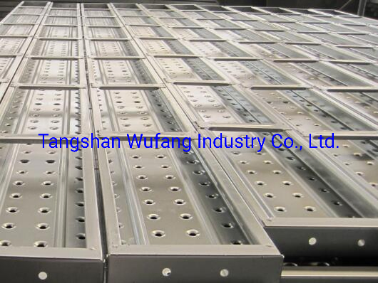 Perforated Steel Catwalk Plank with Hook Metal Scaffold Plank