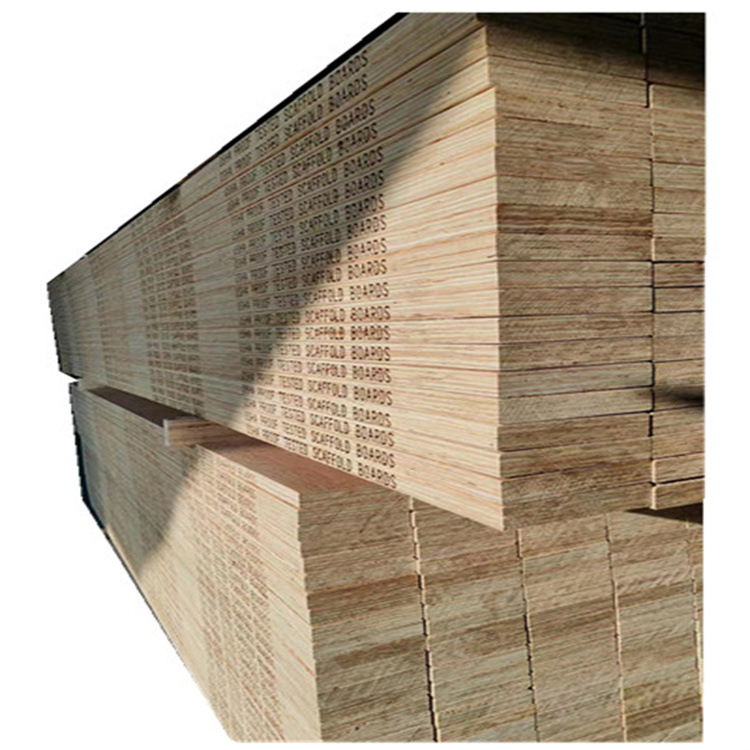 Linyi Mirante Scaffolding Laminated LVL Scaffold Wooden Walkway Plank Board for Construction