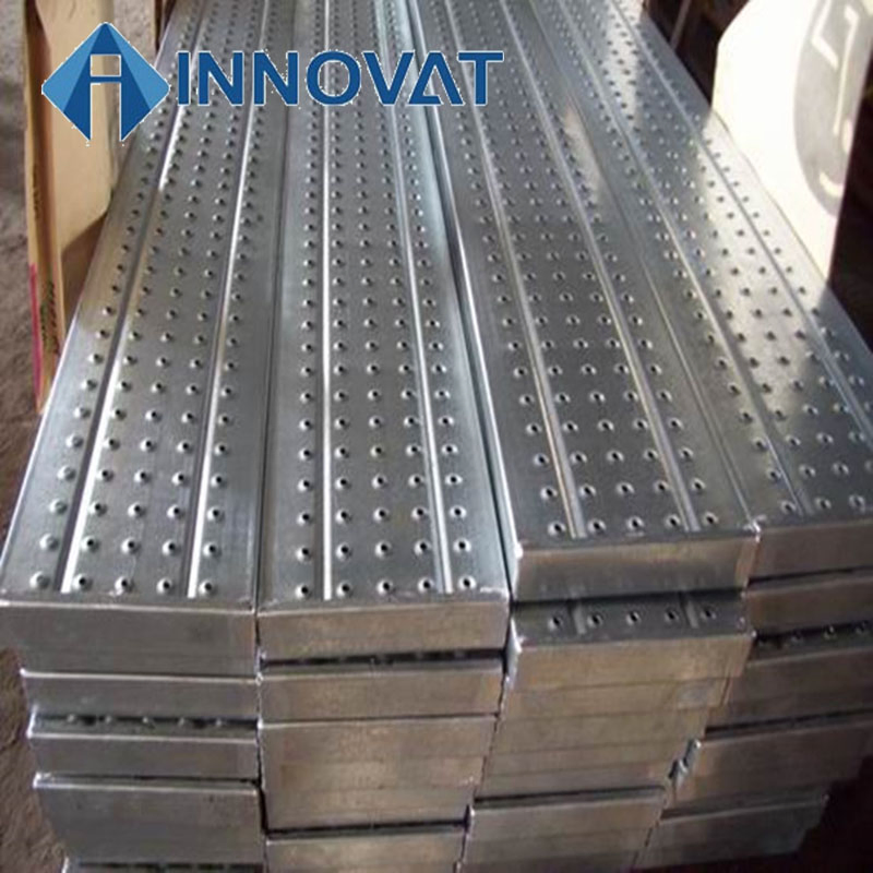 Scaffolding Planks Galvanized Painted Scaffolding and Prop Perforated Steel Catwalk Plank with Hook Metal Scaffold Plank Scaffold Steel Plank