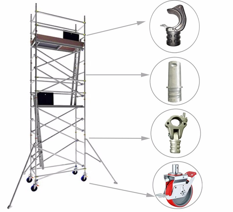 Alloy Scaffolding Tower Platform Scaffold Mobile Aluminium Tower Aluminium Tower