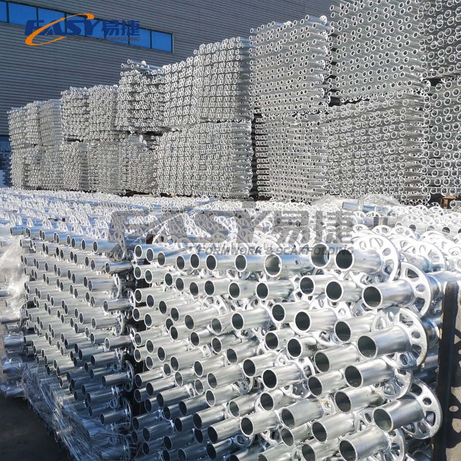 Easy Osha/AS/NZS/En39/En74/BS1139 Standard Construction Steel Aluminum Pipe Frame Cuplock Kwikstage Ringlock Scaffolding System