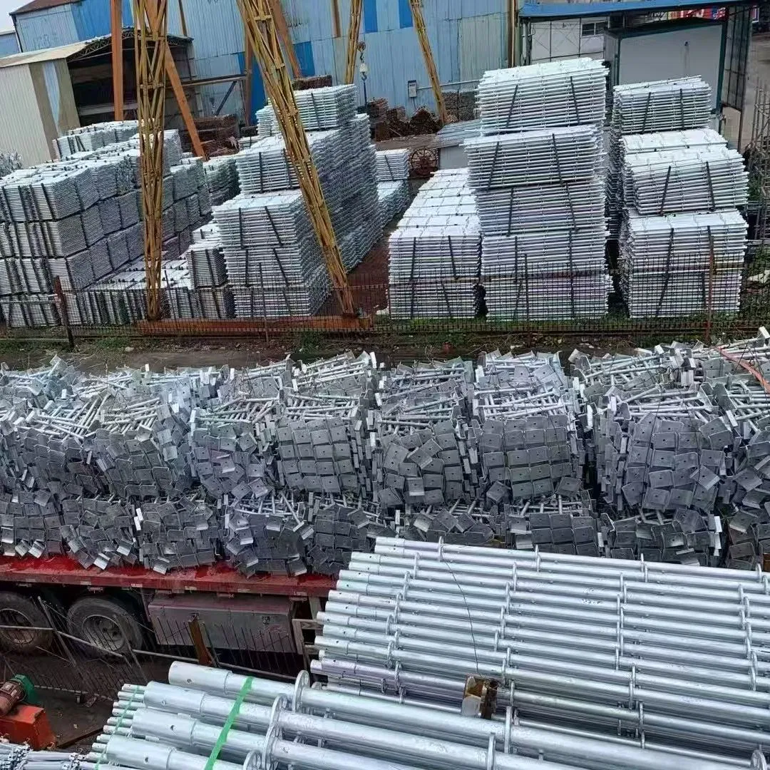 Heavy-Duty Ring Lock Scaffolding System for Construction Projects with Durable Scaffolding Planks