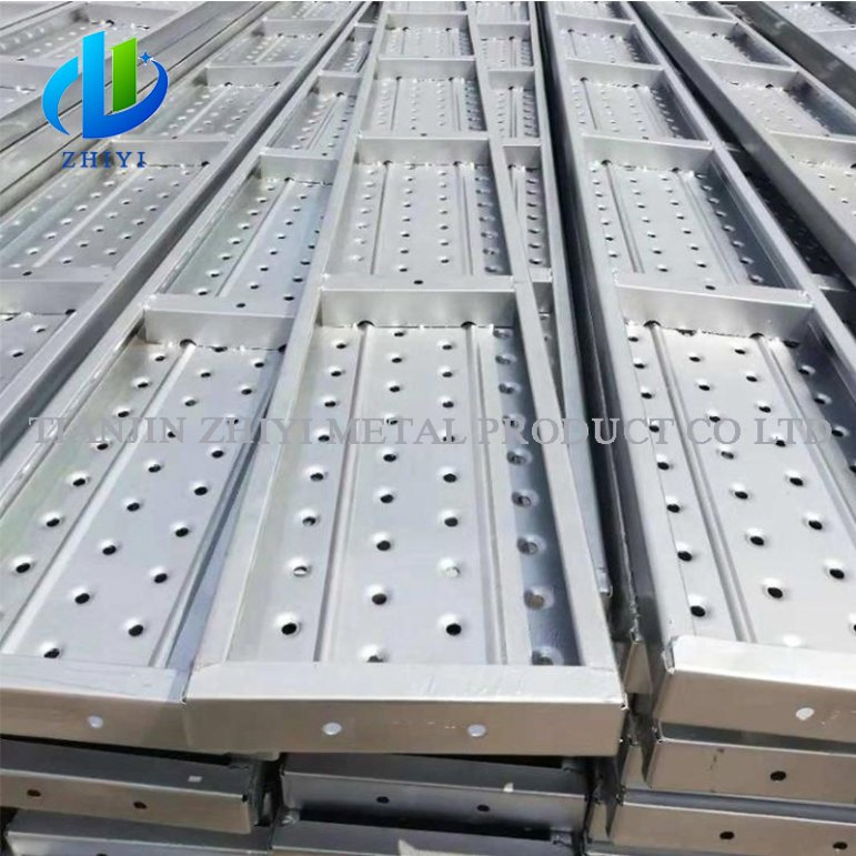China Steel Scaffolding Exporter 210 250 300 320mm Galvanized Scaffold Steel Plank