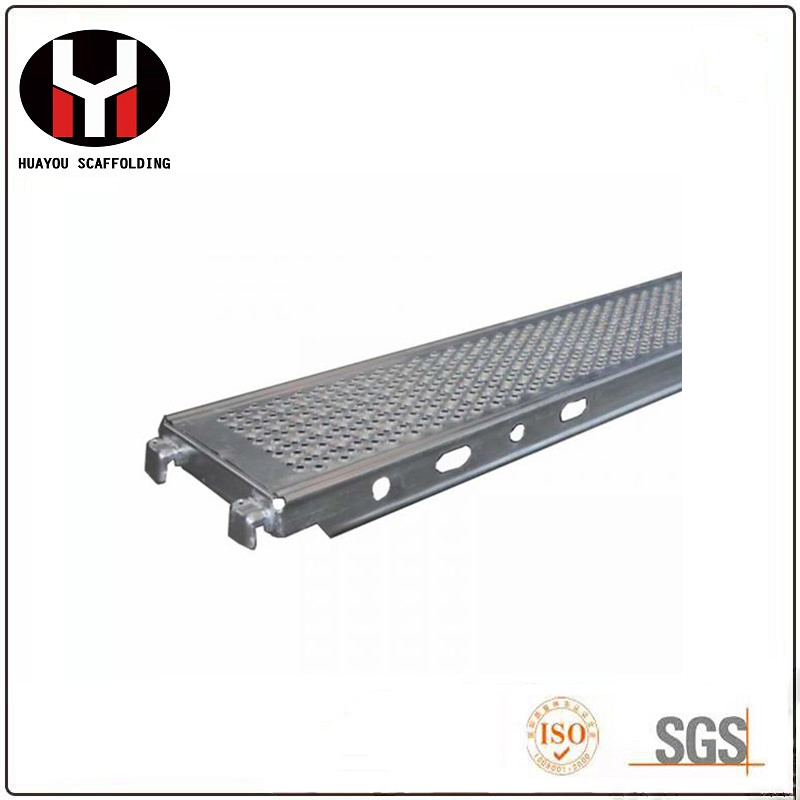 Building Materials Galvanized Scaffolding Metal Perforated Steel Plank/Metal Deck/Walk Board with Hooks