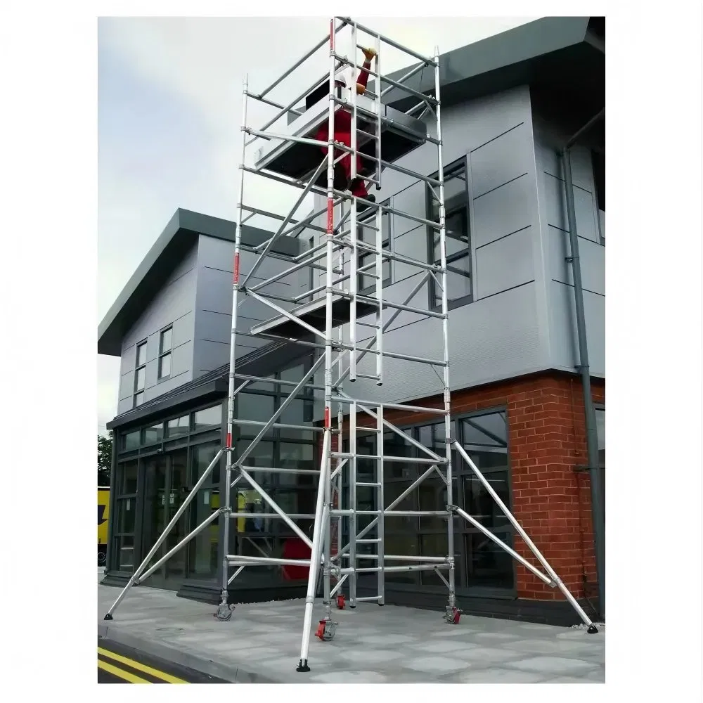 Modular Mobile Aluminum Scaffold Tower Construction Access System Aluminum Scaffolding Tower