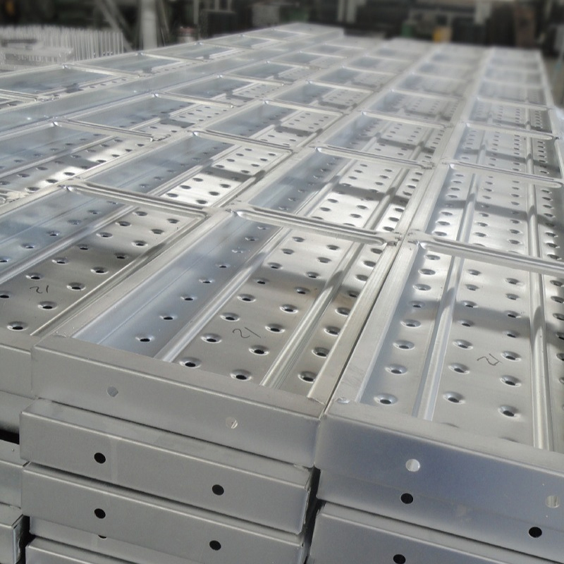High Quality Adjustable Perforated Anti Slip Scaffold Construction High Strength Steel Plank