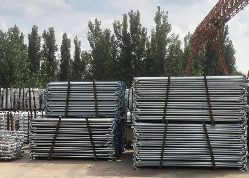 Andamios Layher Hot DIP Galvanized Heavy Duty Metal Ringlock/Rosette Lock Scaffold/Layher Scaffolding for Europe Construction