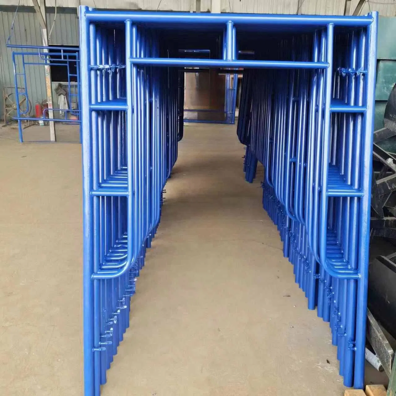 Factory Galvanized Mobile Scaffold System Aluminium Mason Frame H Frame Scaffolding Plank Narrow Frame a Layher Scaffolding Caster Wheel Construction Material