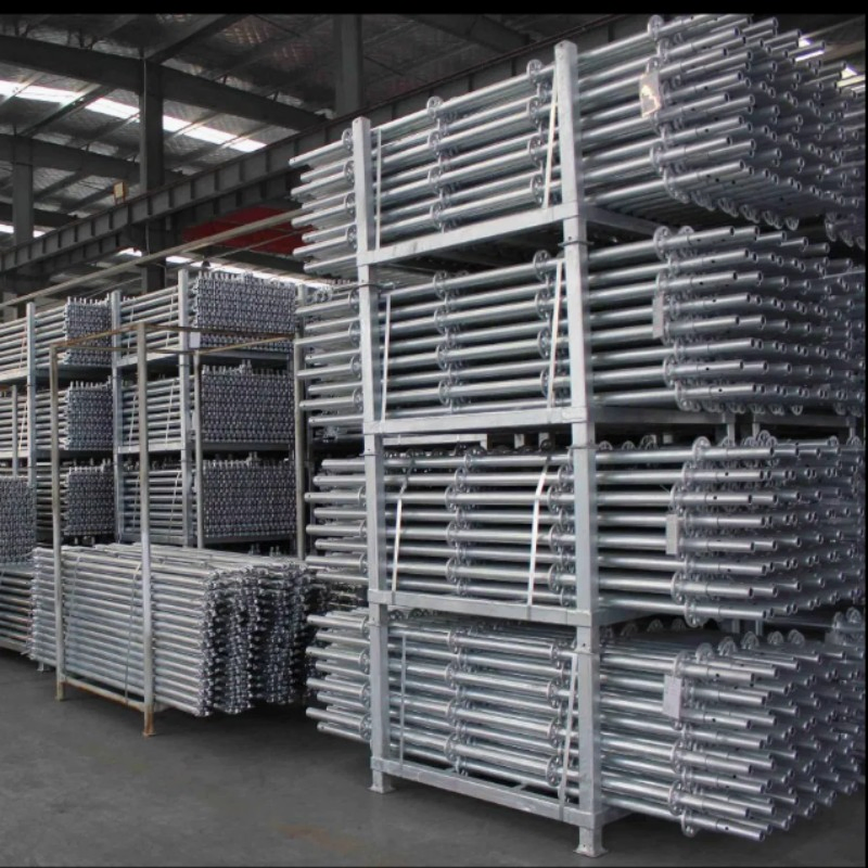 Vitial Heavy-Duty Standard Pole for Construction Scaffolding Accessories Ladder Parts Prop for Scaffolding Frames