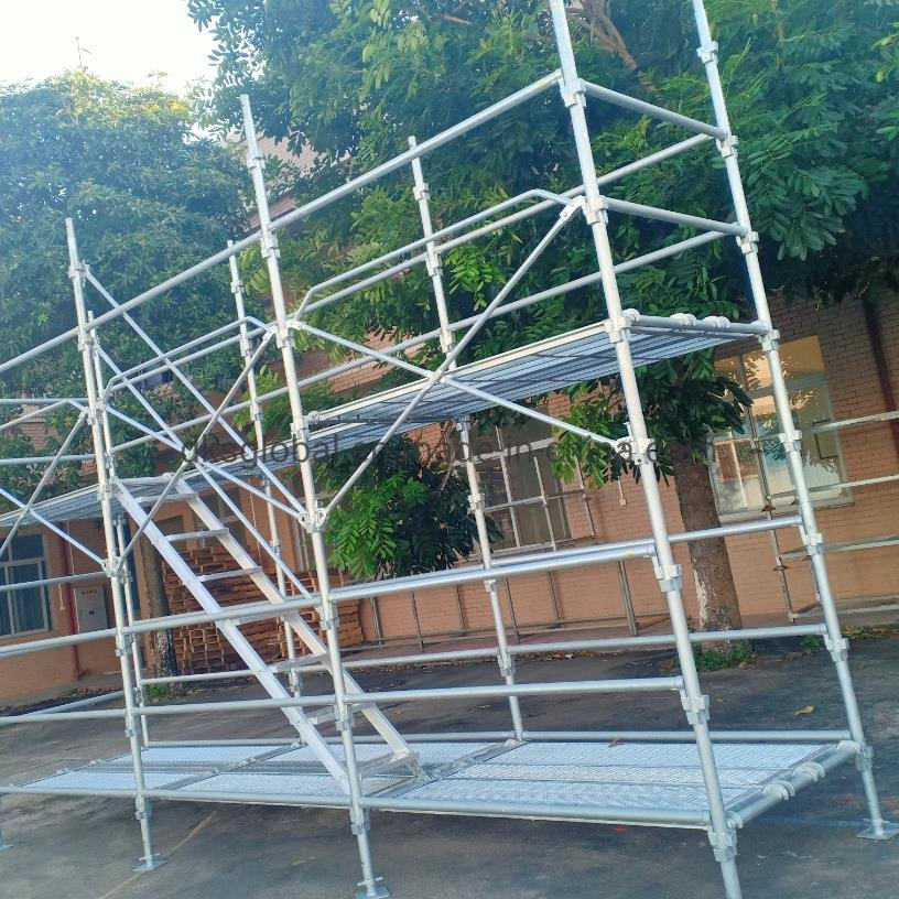 Bsen 1139 Construction Building Material Scaffold System Scaffolding Ladder Aluminum