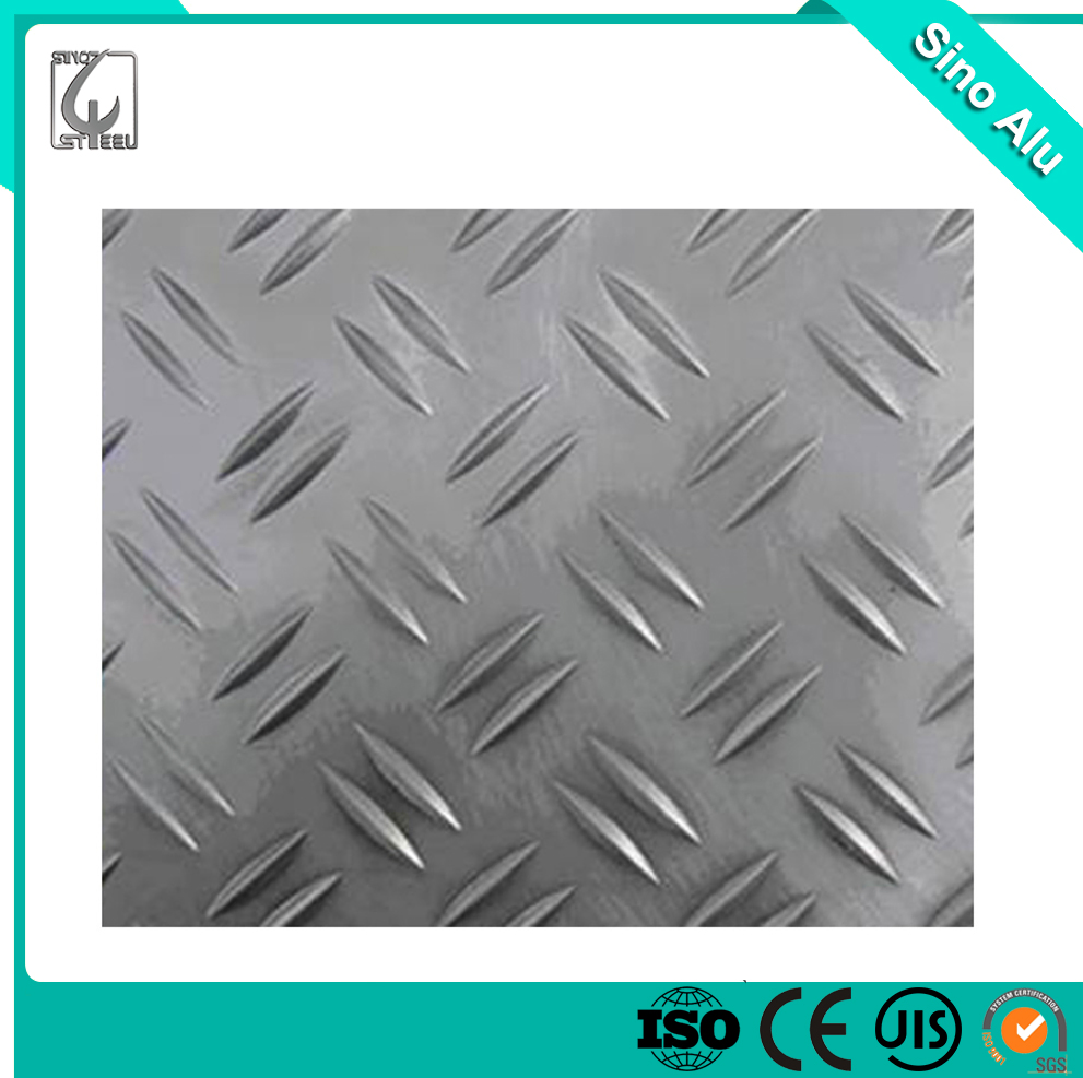 Good Quality Skid Resistance Professional Alloy Aluminum Embossed Sheet 4mm 6mm 8mm for Anti-Slip Floor