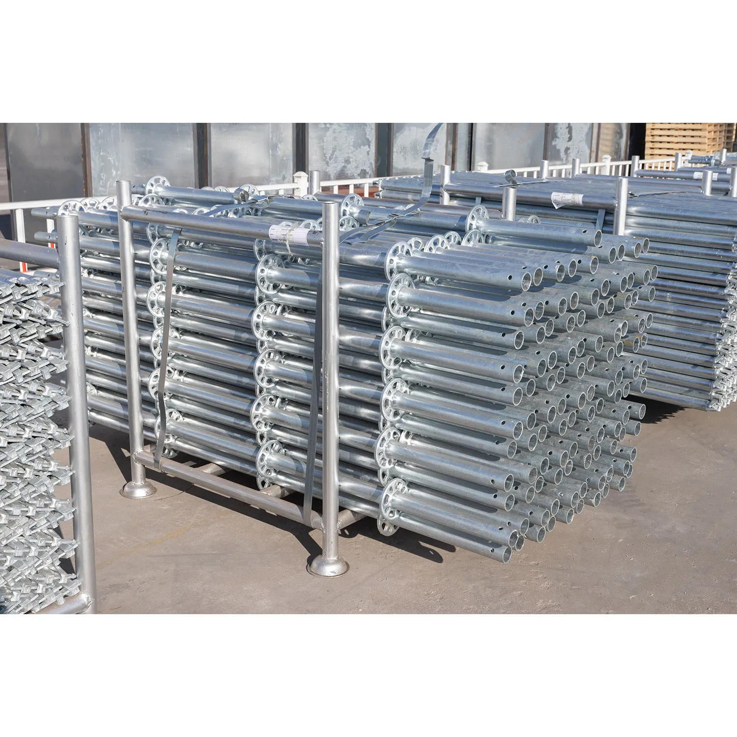 Ringlock System Factory Steel Ringlock Scaffolding Layher Galvanized Ringlock Scaffolding System for Construction