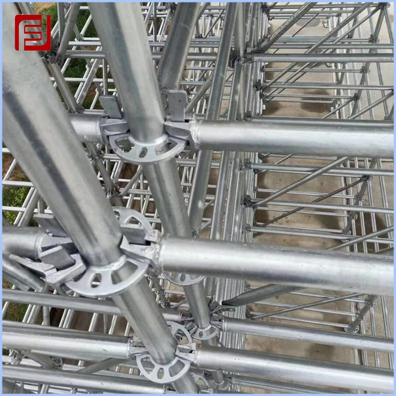 Adjustable Construction Ringlock Scaffolding Verticals Poles Cuplock Standard with Spigot