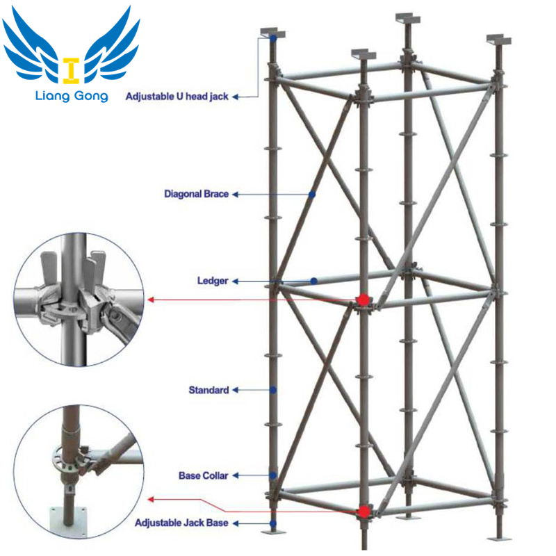Lianggong High Duty Scaffolding System for Construction