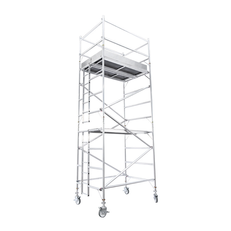 CE Certificate Safe Aluminum Mobile Scaffolding Tower for Roof Reparing