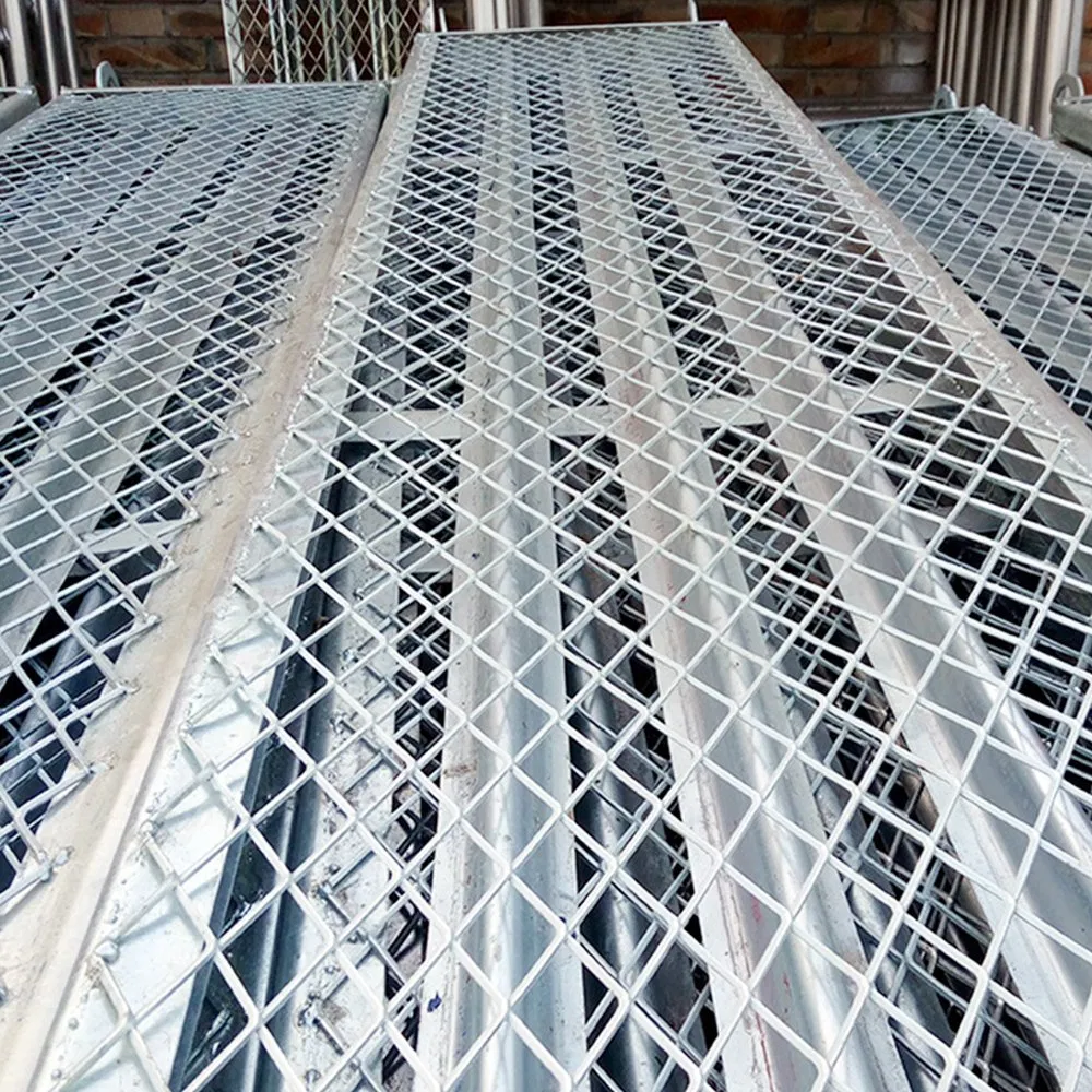 Mobile Frame Scaffolding System Scaffold Working Platform Walking Board Steel Plank