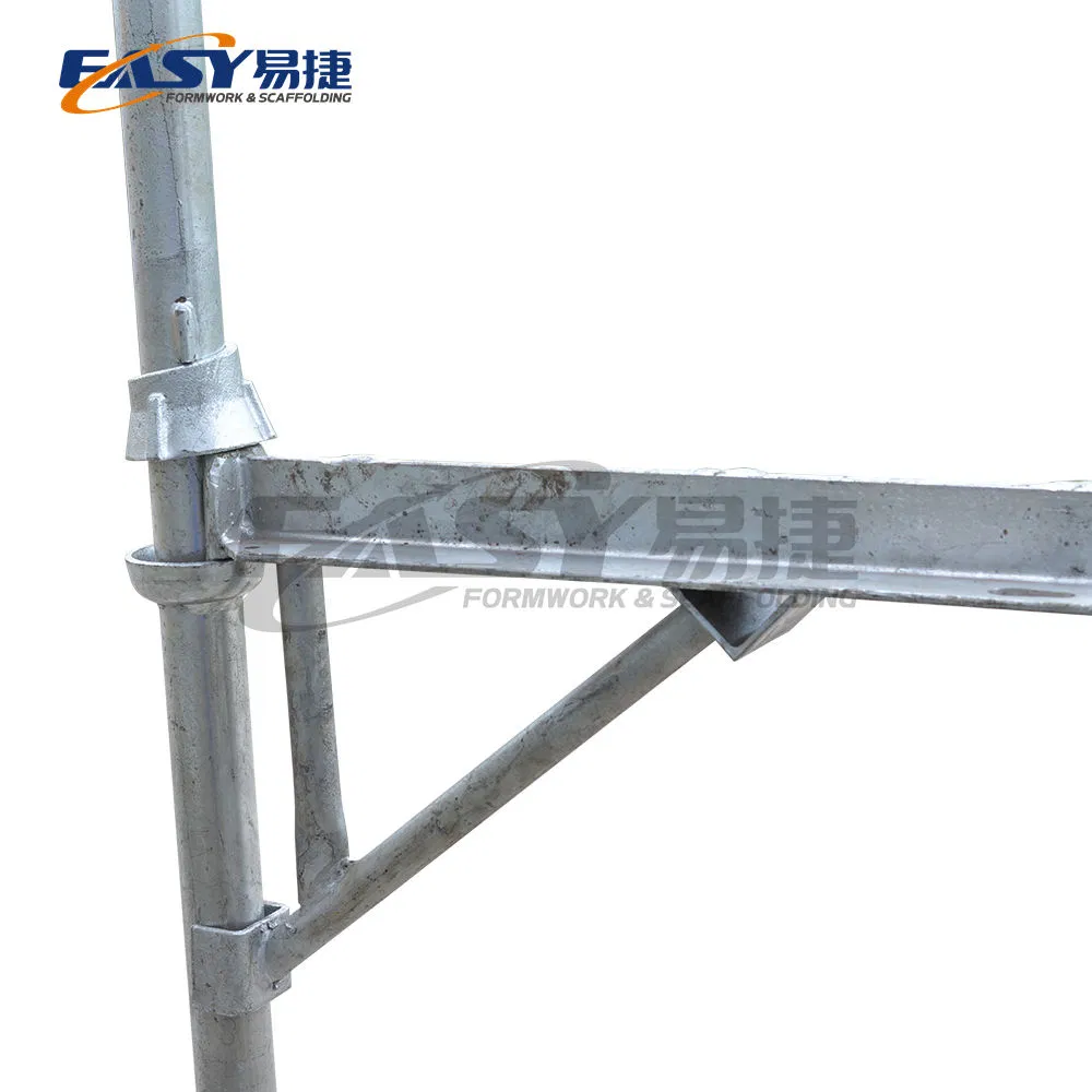 Easy Scaffolding Galvanized Painted Steel Scaffold Standard Vertical Cuplock for Construction