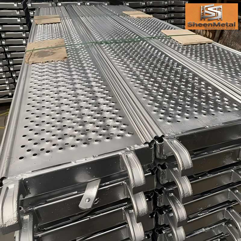 Perforated Scaffold Steel Plank, Pre-Galvanized Steel Plank, Scaffolding Metal Deck