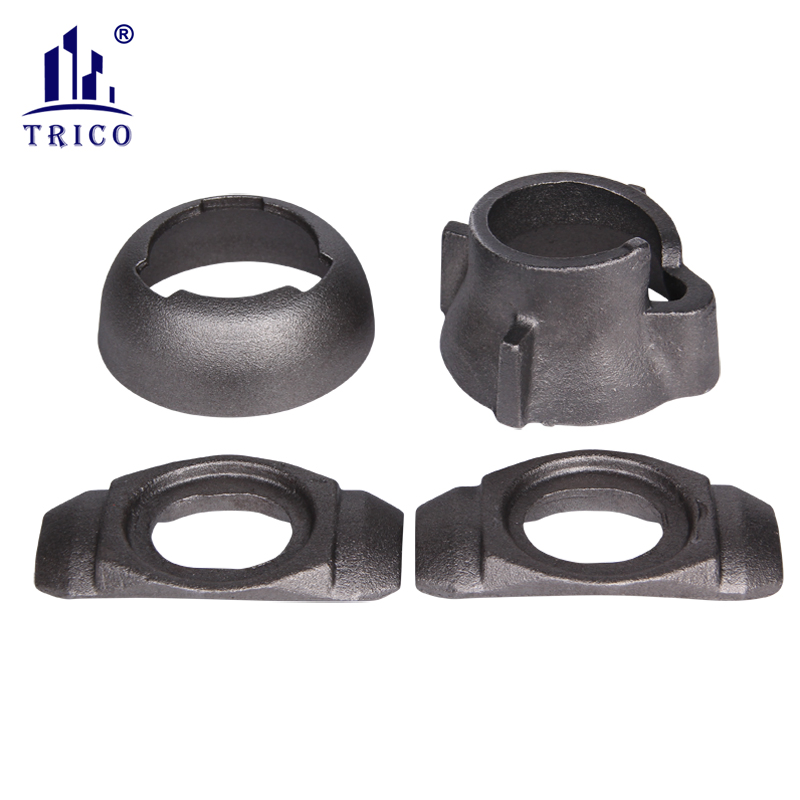 Steel Cuplock Scaffolding Accessories Parts Top Cup Bottom Cup with Drop Forged Ledger Blade