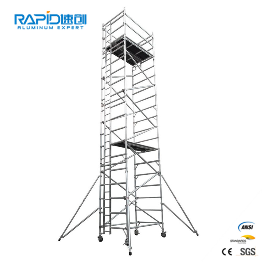 Aluminum Scaffold Scaffolding Working Communication Transmission Power Mobile Tower