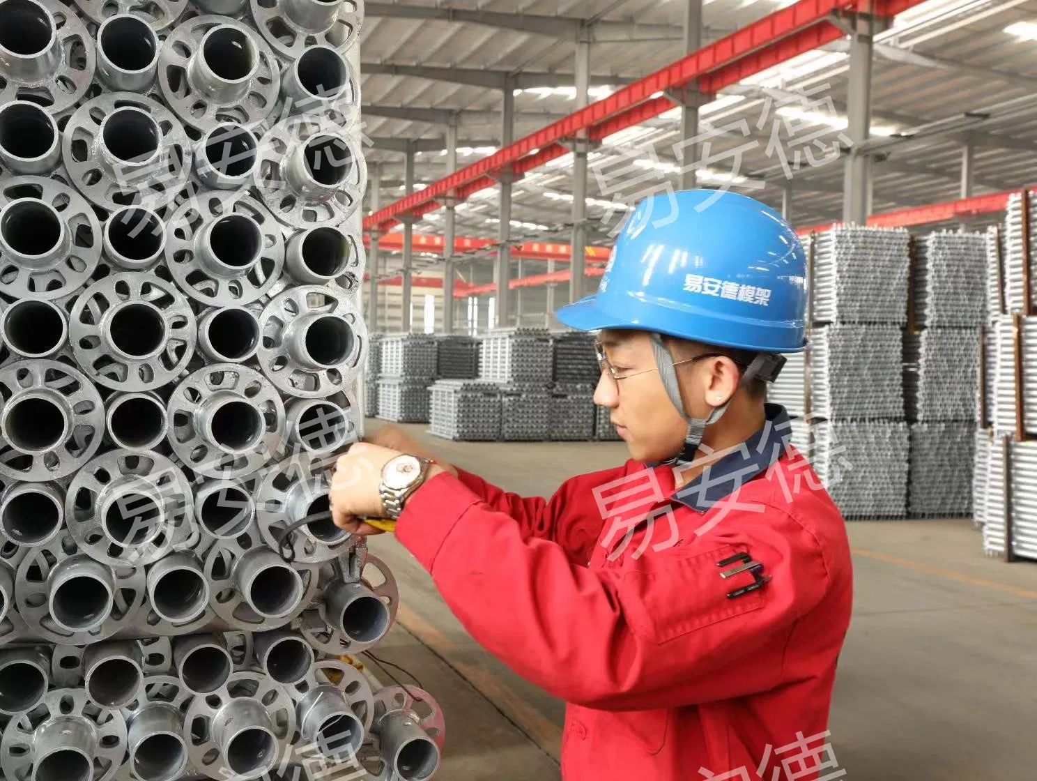 Cuplock Scaffolding Vertical Standard Hot DIP Galvanized with Good Quality and Best Price From Tangshan Factory