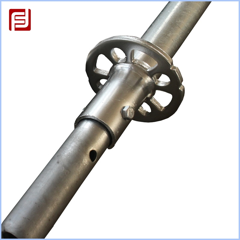 Adjustable Construction Ringlock Scaffolding Verticals Poles Cuplock Standard with Spigot