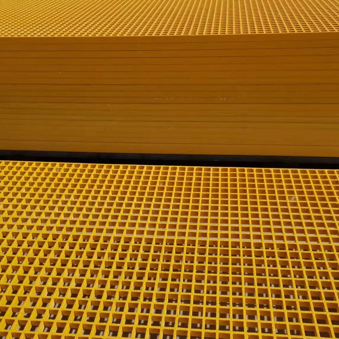 Stair Treads and Work Platforms Anti Slip Fiberglass Grating Fiberglass Reinforced Plastic Industry Stair Treads Grating