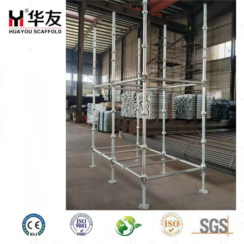 Good Prices HDG Scaffold Parts Andamios Cuplock Vertical Standard Cuplock Scaffolding System for Sale