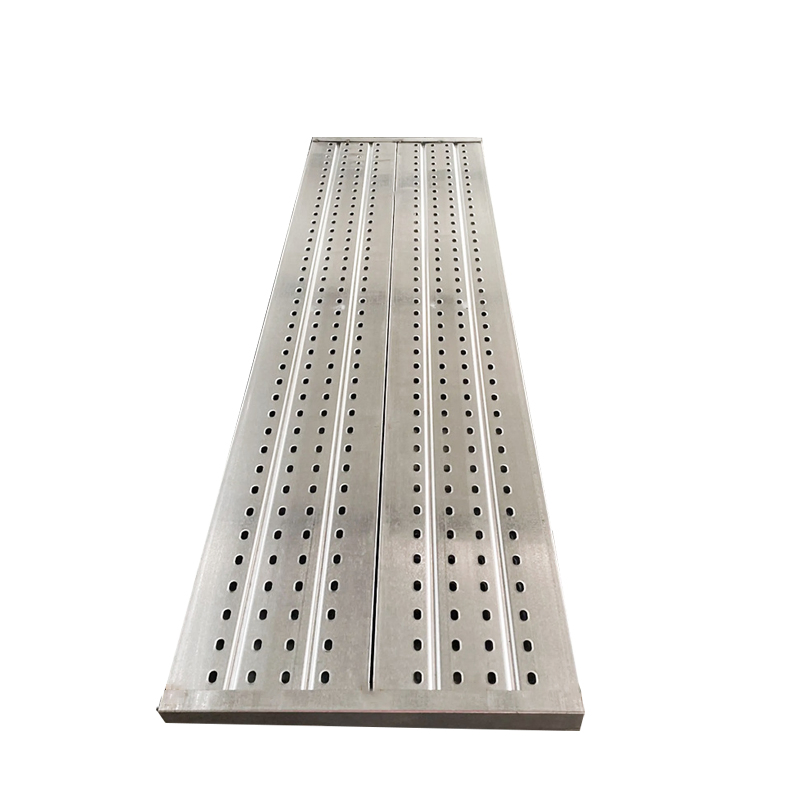 Premium High Strength Perforated Anti Slip Construction Scaffold Steel Plank