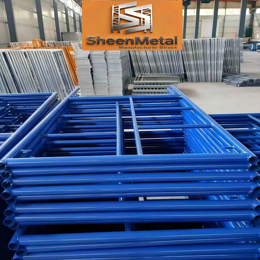 Frame Scaffold Hot DIP Galvanized Steel Tube Adjustable Scaffold System for Bridge Support